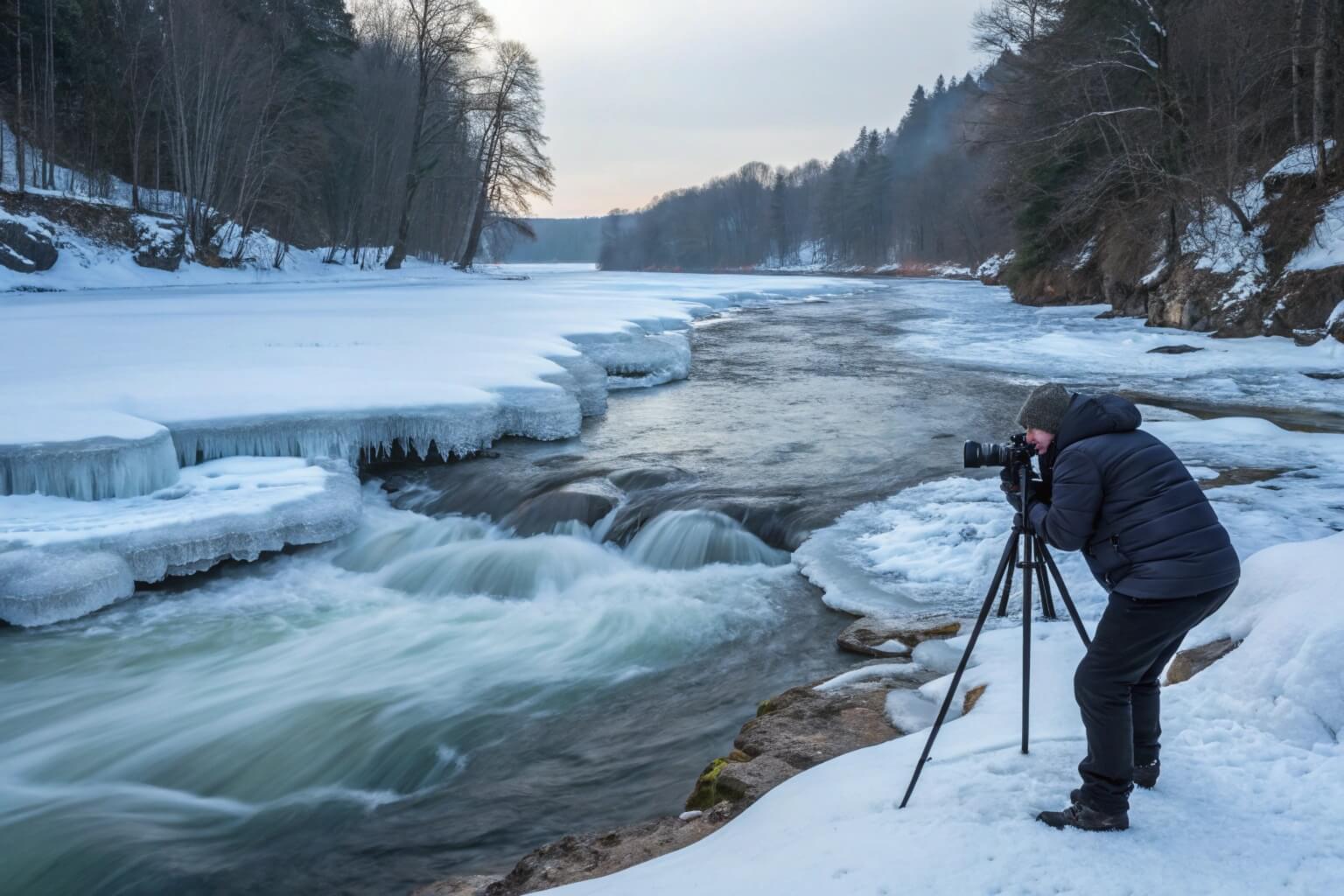 6 tipov ako zachytiť magickú krásu riek v zimnom šate 